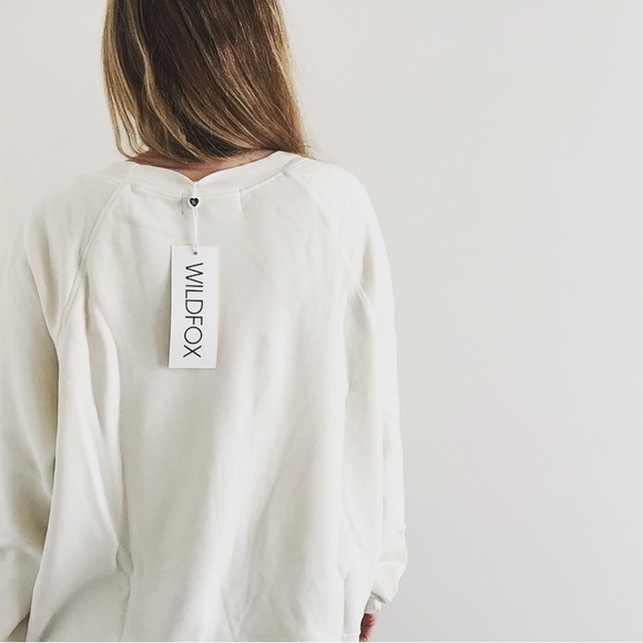 New Wildfox Less Is A Snore Butter Sweater - Picture 6 of 8